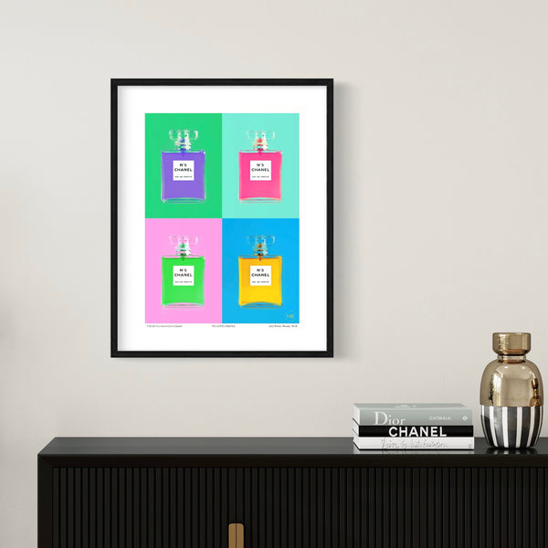 Mosaic Chanel N°5 Poster II (OP ED) By VIII