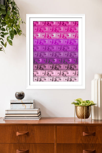 Money Honey Ombre: Pink & Violet Dollars (LTD ED) By VIII