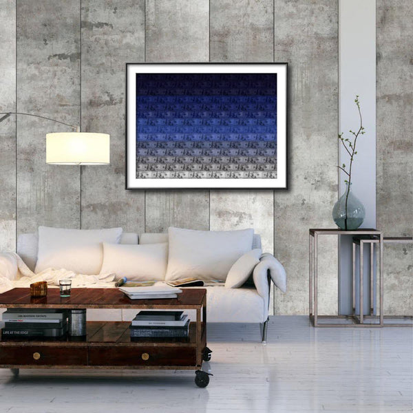 Money Honey Ombre: Navy & Gray USD *Large (LTD ED) By VIII