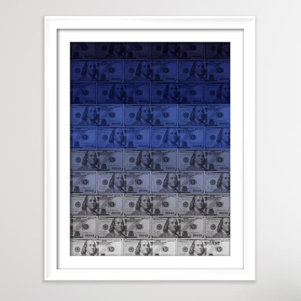 Contemporary Money Honey Ombre: Blue & Grey USD (LTD ED)