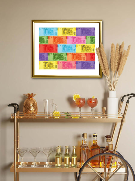 ''Frida Piñata" (Small) By VIII., Fine Art Print on Cotton Rag