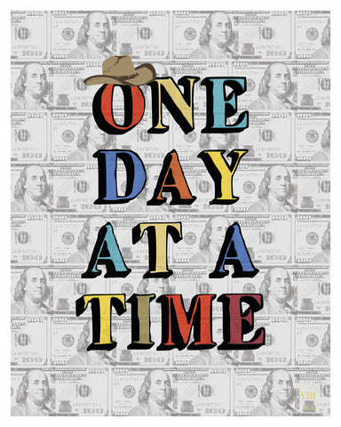 Digital Art "One Day At A Time, Multicolor Edition" VIII Art Co Poster.