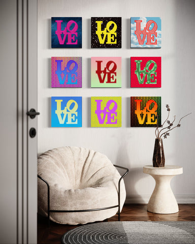 Color Blocks of LOVE