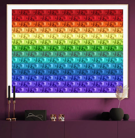 ''Make it Rainbow'' by VIII., Fine Art Print on Cotton Rag