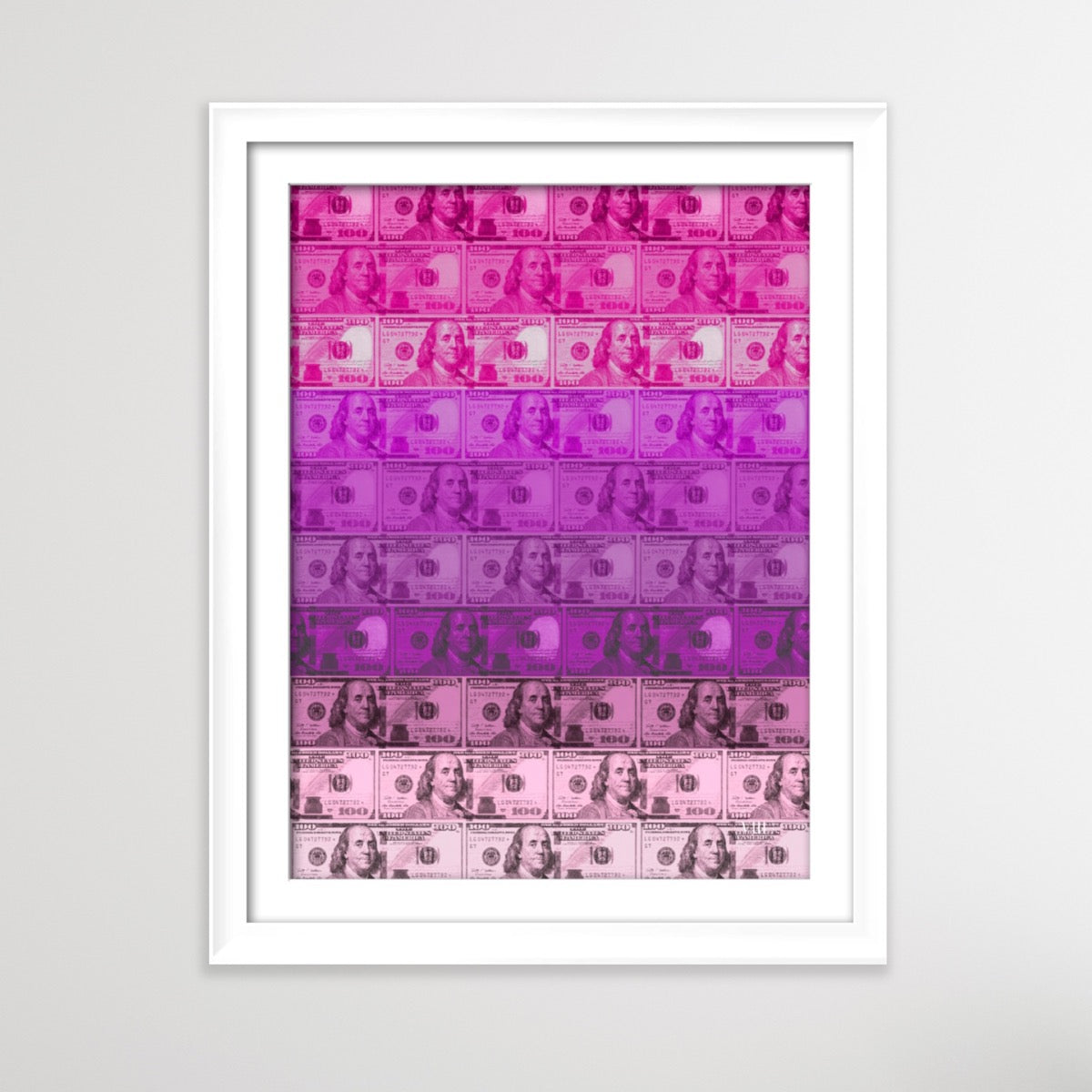 Money Honey Ombre: Pink & Violet Dollars (LTD ED) By VIII