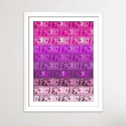 Money Honey Ombre: Pink & Violet Dollars (LTD ED) By VIII